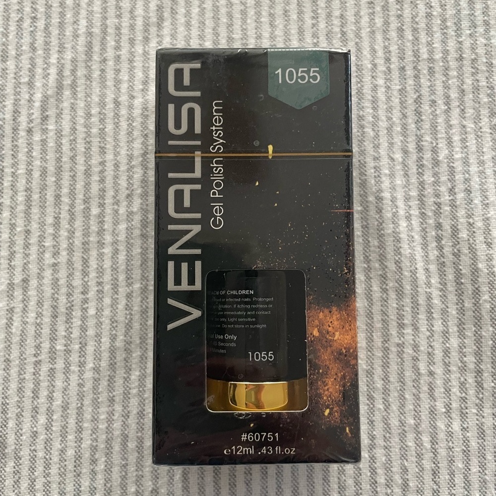 Venalisa Gel Polish Gold Bottle 1055 Color Blue Grey UV & LED